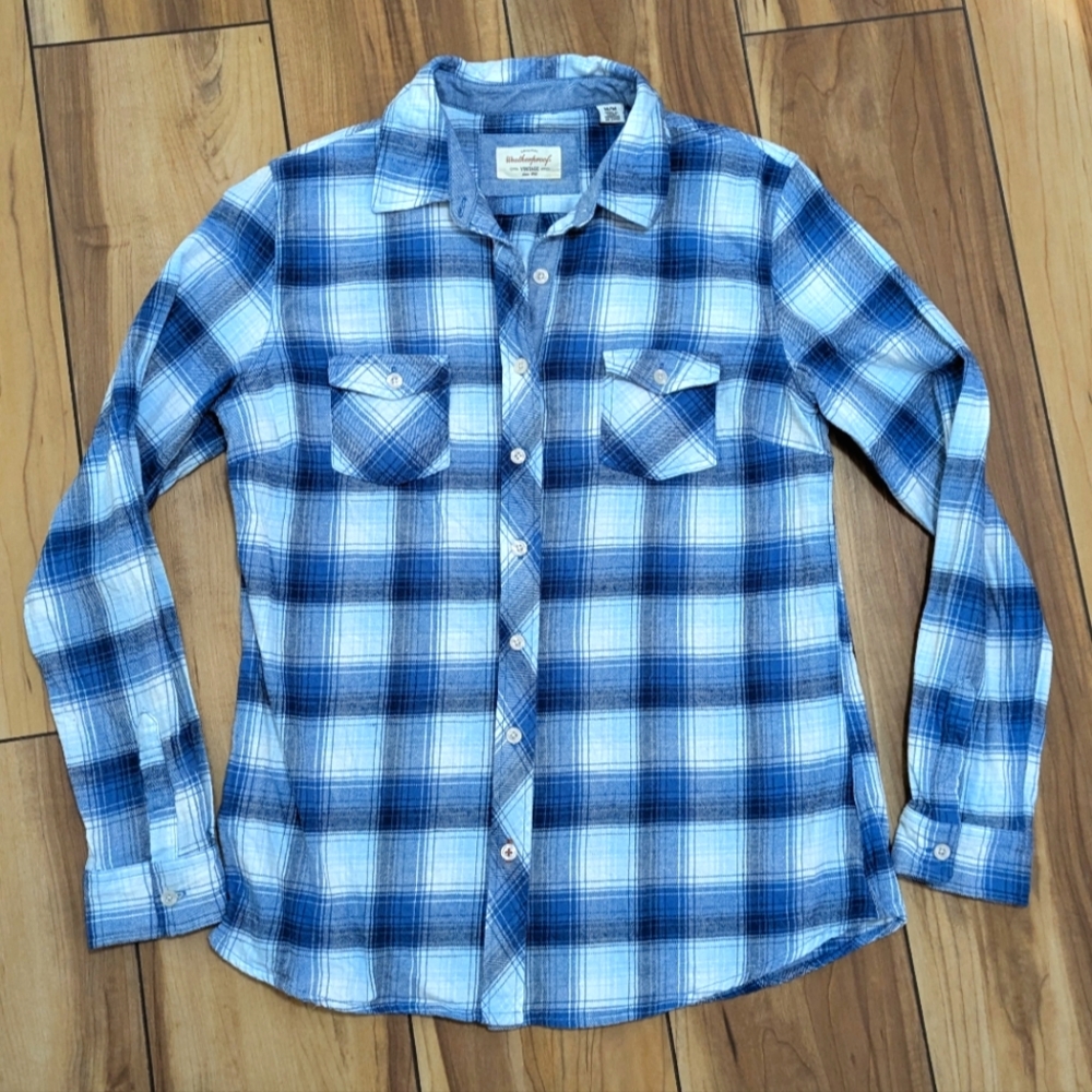 Weatherproof Vintage 100% Cotton Flannel Top [M]
